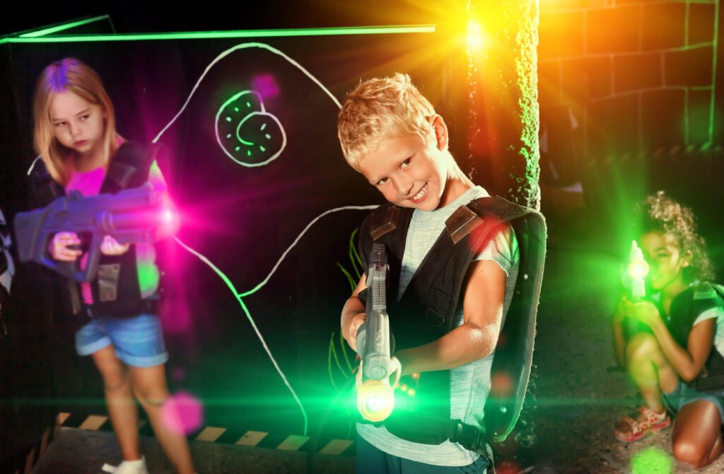 Laser Game — thème anniversaire enfant